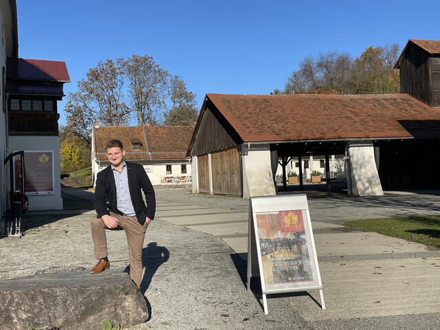 Julian Gigler hat für das Besucherzentrum Grottenhof viele neue Ideen. Wenn es Corona zulässt, sind heuer wieder Top-Events geplant. | Foto: Waltraud Fischer