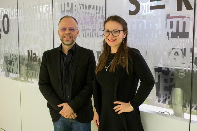 Klaus Liedl und Monica Fernandez-Quintero, Universität Innsbruck   | Foto: Wang Yin/ Uni Innsbruck