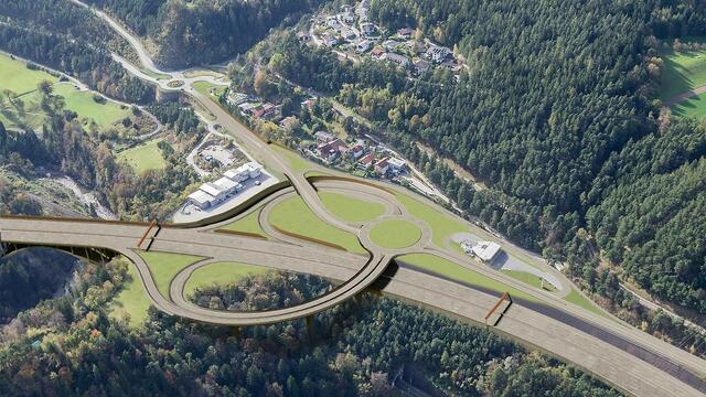 Sperre der Auffahrt der Anschlussstelle Innsbruck-Süd Richtung Brenner für eine Woche: Umleitung für Verkehr in Richtung Brenner über Anschlussstelle Innsbruck-West bzw. Völs-Kranebitten. | Foto: ASFINAG
