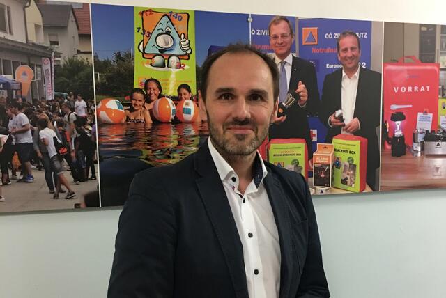 Christian Zeindlhofer, neuer Zivilschutz-Bezirksleiter. | Foto: OÖ Zivilschutz