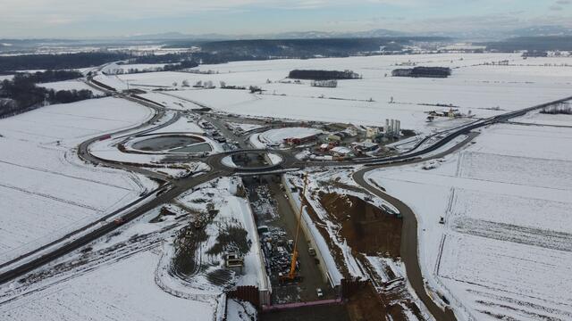 S 7 Fürstnefelder Schnellstraße: An der Anschlussstelle im Bereich Rudersdorf wird zurzeit auf Hochtouren gearbeitet. | Foto: Asfinag