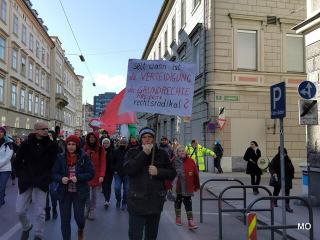 Corona-Demonstration, Graz