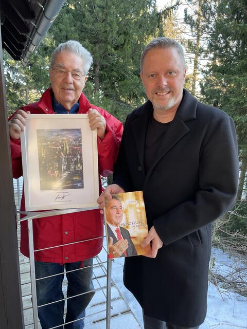 Heinz Fischer, Rainer Spenger. | Foto: privat