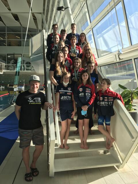 Die Kapfenberger Erfolgsmannschaft. | Foto: KSV-Schwimmverein Kapfenberg