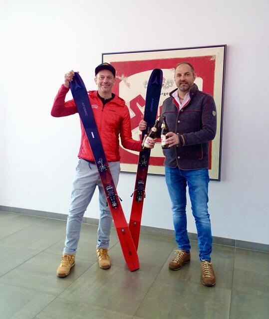 Hans-Peter Kreidl, Veranstalter des VenedigerRush und Johannes Eder, Verkaufsleiter Westösterreich bei Stiegl freuen sich über die erneute Kooperation. | Foto: Sarah Braun