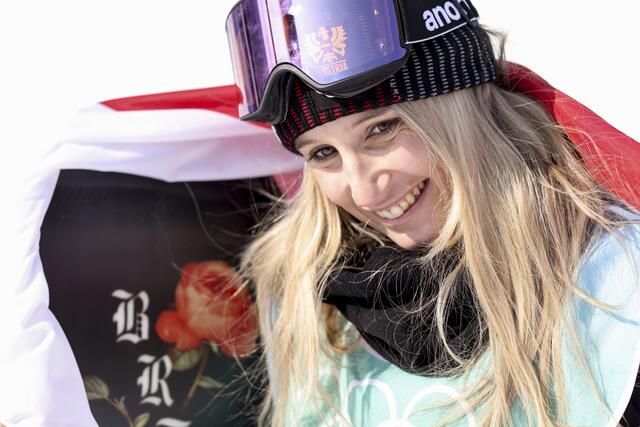 Anna Gasser jubelte im Big Air über Gold. | Foto: GEPA pictures