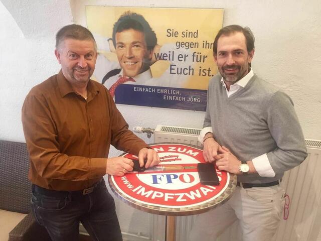 Landtagsabgeordneter Harald Trettenbrein (links) und FPÖ-Bezirksparteiobmann NR Christian Ragger | Foto: Privat 