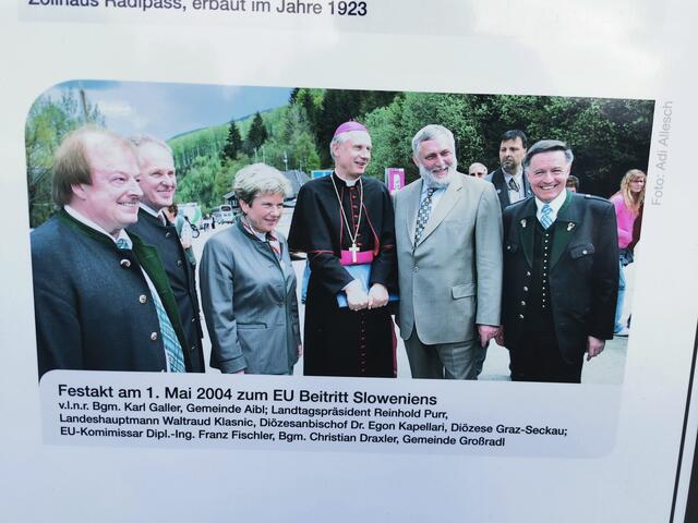 Festakt am 1. Mai 2004 am Radlpaß | Foto: derWaltl