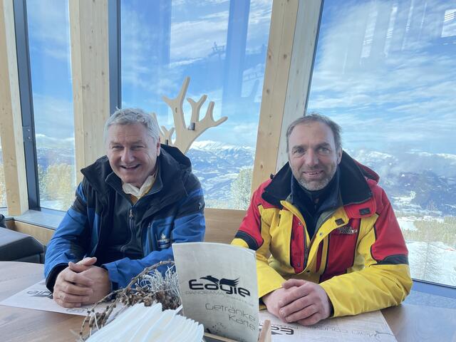 Karl Fussi und Richard Wirnsberger beim Zwischenstopp im "Eagle". | Foto: Verderber