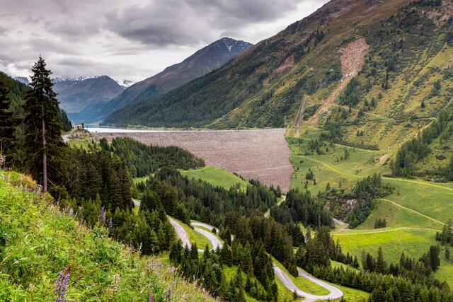 Staudamm Gepatschspeicher Kraftwerk Kaunertal.  | Foto: Sebastian Frölich