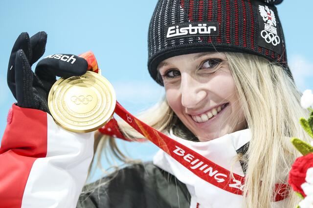 Der Kreischberg jubelt mit Anna Gasser über Gold. | Foto: GEPA