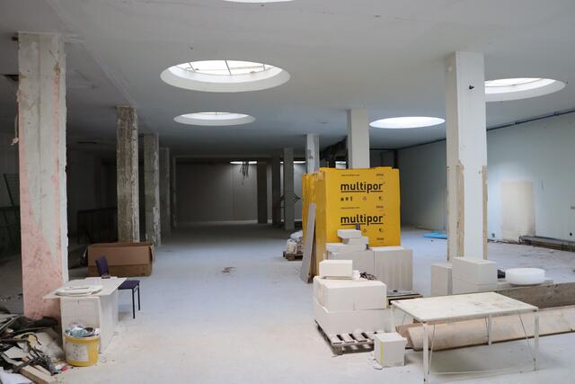 Im ehemaligen Spar-Markt wird der Regionalshop untergebracht.