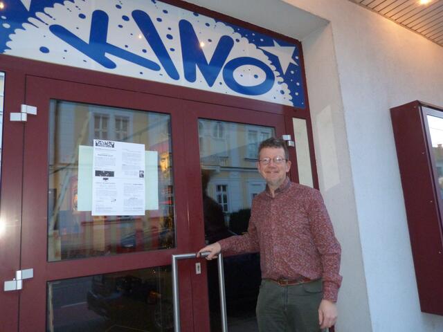 Oliver Treiber heißt jedermann herzlichst Willkommen in Kino Kultur IN Oberpullendorf!