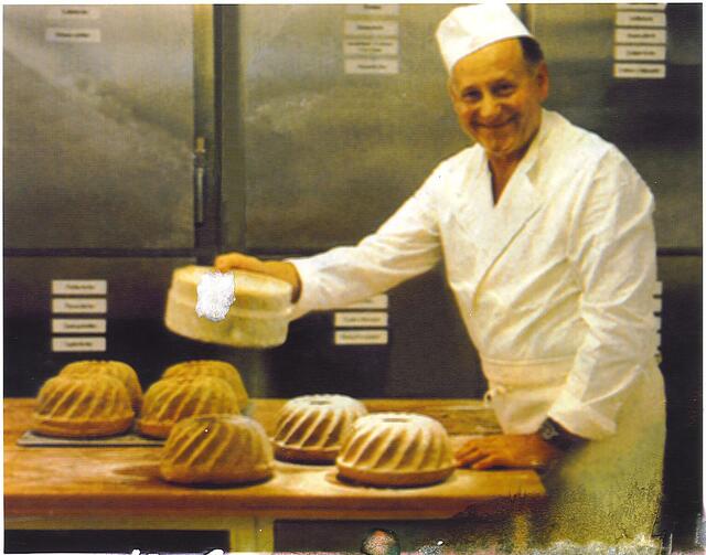 Gründer Johann Hübler in der Backstube der Konditorei Hübler | Foto: Konditorei Hübler