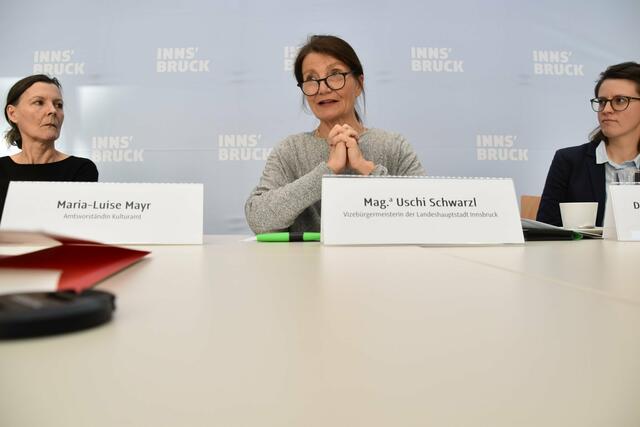 "Wir wollen die kreativen Szenen in Innsbruck stärken", betont Uschi Schwarzl, Kulturstadträtin. | Foto: meinbezirk.at/ibkinfo.at