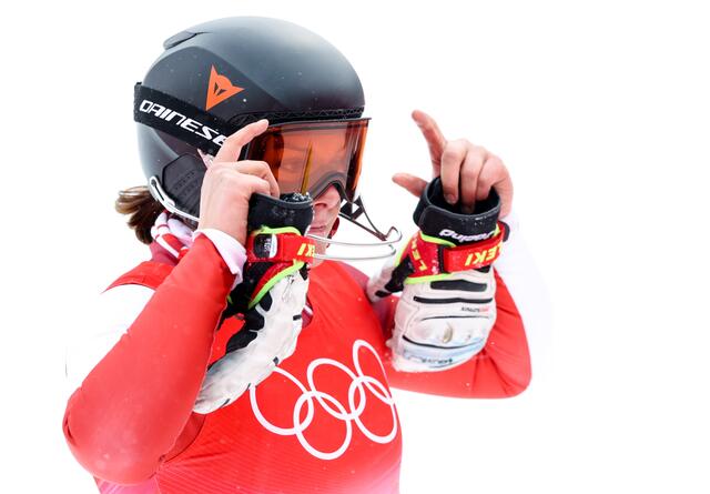 Ramona Siebenhofer verabschiedete sich ohne Medaille. | Foto: GEPA