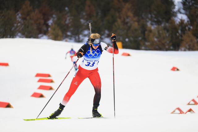Lisa Hauser zeigte eine starke Leistung. | Foto: Nordic Focus