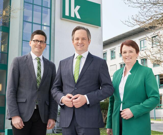 LK NÖ-Vizepräsident Lorenz Mayr, LK NÖ-Präsident Johannes Schmuckenschlager, LK NÖ-Vizepräsidentin Andrea Wagner | Foto: LK NÖ/Philipp Monihart