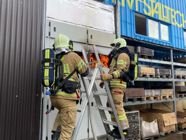 Die Feuerwehr Absam stand im Einsatz. | Foto: FF Absam
