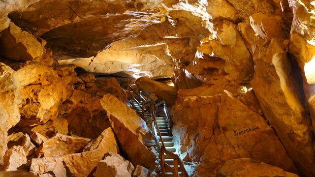 Der vordere Teil der Höhle ist eine Schauhöhle, die für Besucher zugänglich ist. | Foto: Regionaut Michael Paulitsch