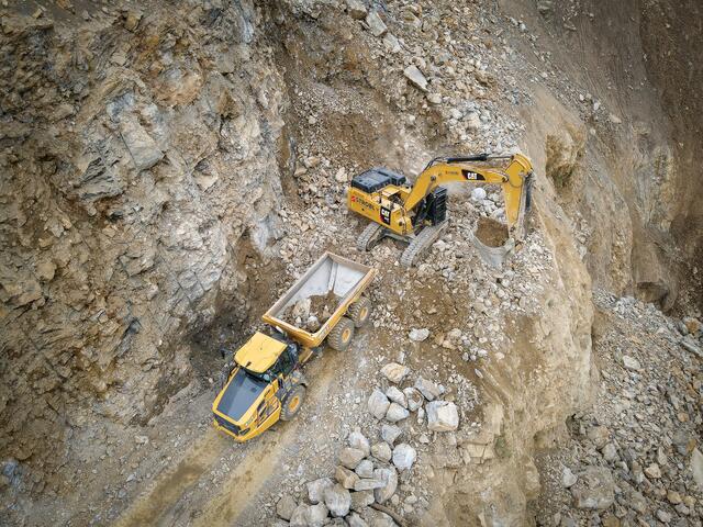 Das Schotterwerk Strobl und seinen Steinbruch kennt man weit über die Grenzen von Weiz hinaus. 