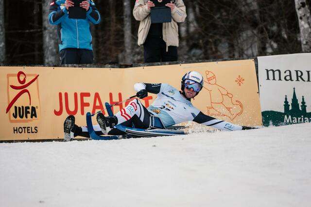 Michael Scheikl unterwegs zum Heimsieg. | Foto: ÖRV/M. Jennewein