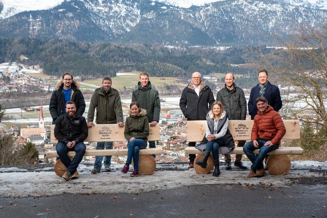 Die Gemeindeliste Volders hat im Voldertal und in der Volderer Au „Wahlbänke" platziert. | Foto: Gemeindeliste Volders