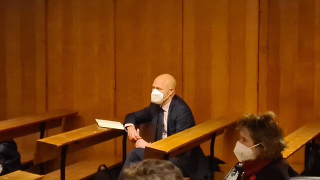 Auch Wiens Superintendent Matthias Geist war im Publikum dabei. | Foto: Alexander Kislinger