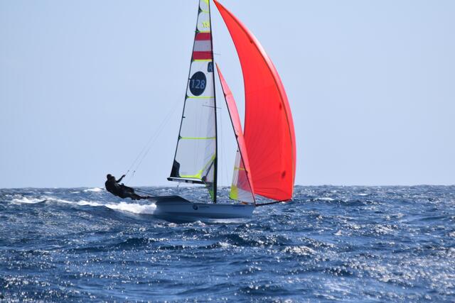 Keanu Prettner und Jakob Flachberger landeten bei ihrer ersten Regatta im Jahr 2022 auf dem Podium. | Foto:  Ivan Bulaja