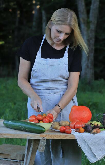 Martina Enthammer lebt in Fugging, ist Foodbloggerin und hat ihr erstes Kochbuch herausgebracht.  | Foto: food-stories.at