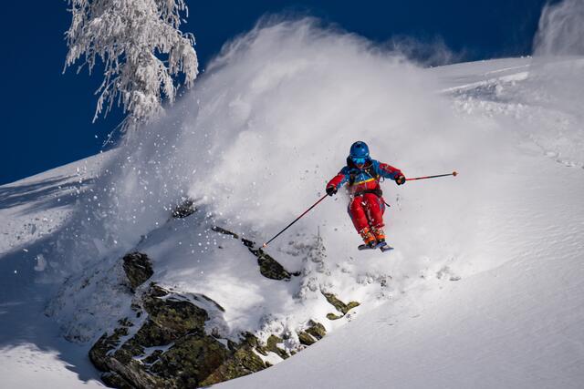 Über Stock und Stein: Ein bisschen Mut gehört schon dazu. | Foto: Cian Baumgartner