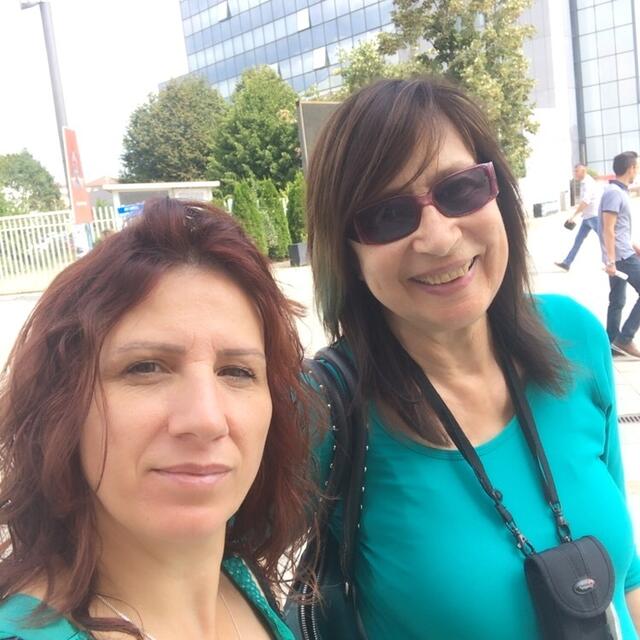 Shpreza im Zentrum von Pristina, stolz, dass ich wirklich angekommen war | Foto: privat