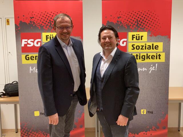 Rudolf Silvan und Andreas Hitz (r.) | Foto: Reinhold Schneider