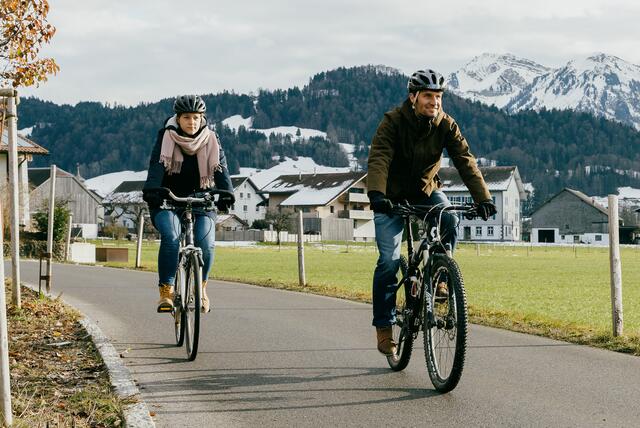 2.151 Personen nahmen am WinterRADIUS 2021/22 teil und ließen sich die Chance auf Gewinne nicht entgehen.
 | Foto: Land Vorarlberg/M. Schachenhofer