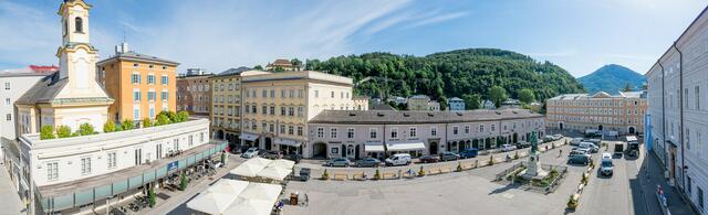 Archivfoto des "alten" Mozartplatzes. Dieser soll ebenso wie der Waagplatz neu gestaltet werden.  | Foto: Stadt Salzburg/Alexander Killer 