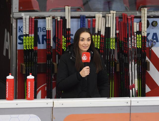 Nadine Buchwalder aus Klagenfurt ist seit heuer für RotjackenTV im Einsatz.  | Foto: EC-KAC