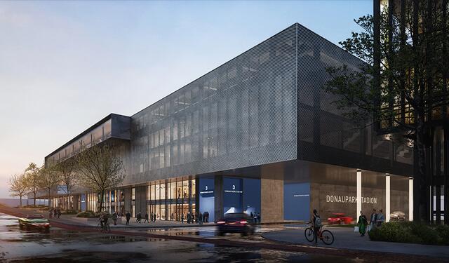 So ist die Einfahrt unterhalb des Stadions in Linz konzipiert. | Foto: Traussnigg