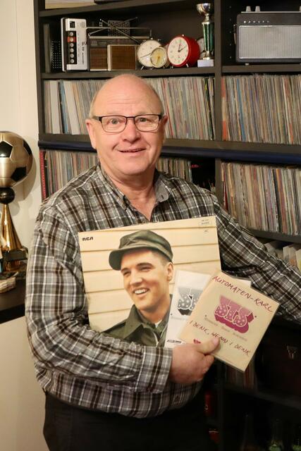 Harald Kogler: Den Anfang der großen Schallpalattensammlung machte Elvis Presley | Foto: Gerhard Langmann