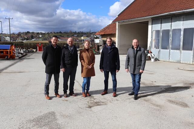 Markus Mitterbaur, Walter Schiller, Lisa Fuchs, Christian Maurer, Markus Stadlbauer (v. l. n. r.). | Foto: Gemeinde Kematen
