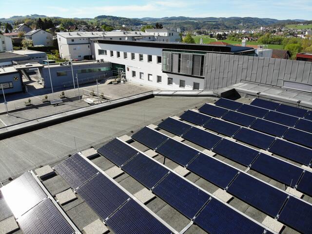 Die PV-Anlage am Kulturhaus ImSchöffl. | Foto: ÖVP Engerwitzdorf