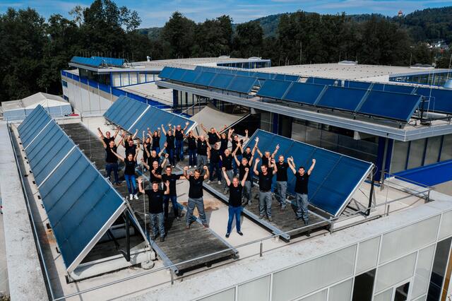 Das Gasokol-Team jubelt über die Auszeichnung. | Foto: GASOKOL