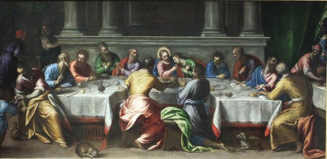 Rund 400 Jahre alt: "Letztes Abendmahl" von Jacopo Palma il Giovane aus dem Archiv des Diözesanmuseums Graz | Foto: Johannes Ranz
