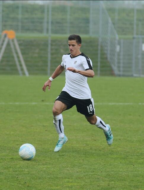 Jonas Auer spielt in der Jugendauswahl der Nationalmannschaft und bei Rapid Wien | Foto: Auer