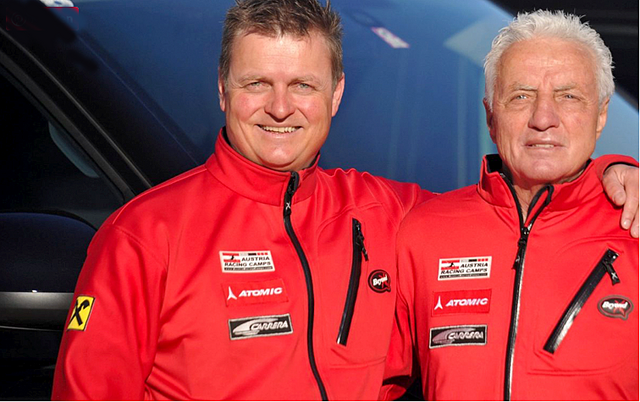 Hugo Nindl mit Sohn Oliver – in ihrer Rennschule werden zahlreiche Talente ausgebildet. | Foto: privat