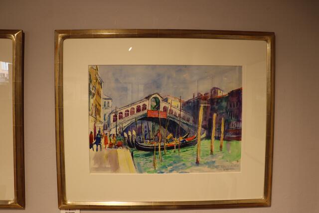 Aquarell "Ponte Rialto", 28.10.1981 | Foto: Anna Wieser