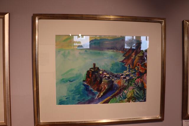 Aquarell "Vernazza — Cinque Terre", 15.10.1967 | Foto: Anna Wieser