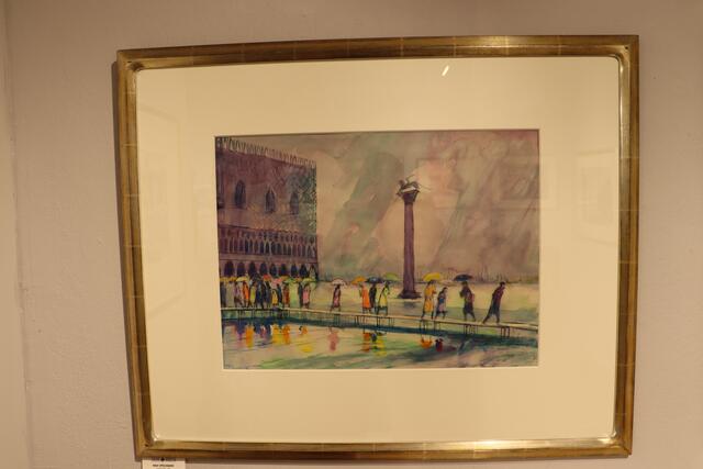 Aquarell "Ein Regentag in Venedig", 26.10. | Foto: Anna Wieser
