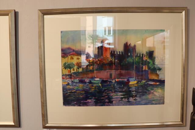 Aquarell "Torri del Benaco", Oktober 1966 | Foto: Anna Wieser