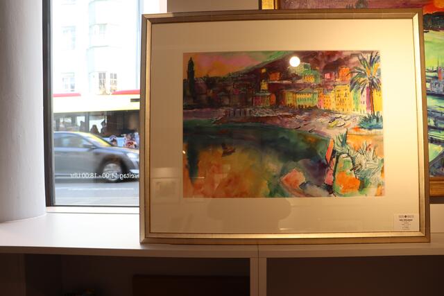 "Nervi", Aquarell, 17.10.1963, 47 x 63 cm | Foto: Anna Wieser