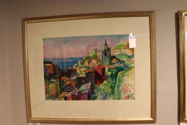 Aquarell "Riomaggiore — Cinque Terre", 13.10.1963 | Foto: Anna Wieser